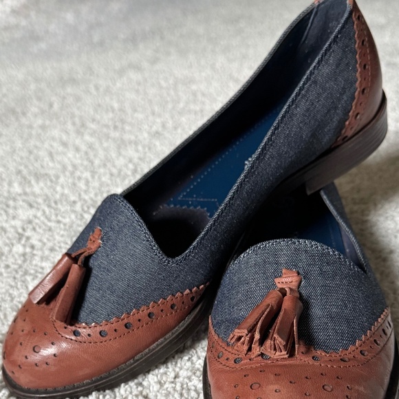 Bella Vita blue jean tassel shoe - Picture 1 of 5